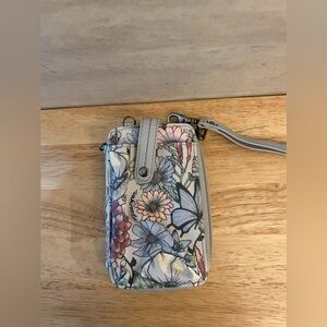 Sakroots Artist Circle Floral Wristlet - Blue And Multicolor